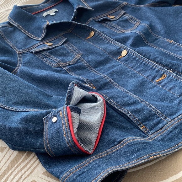 LIZ CLAIBORNE denim jean jacket - Picture 8 of 8